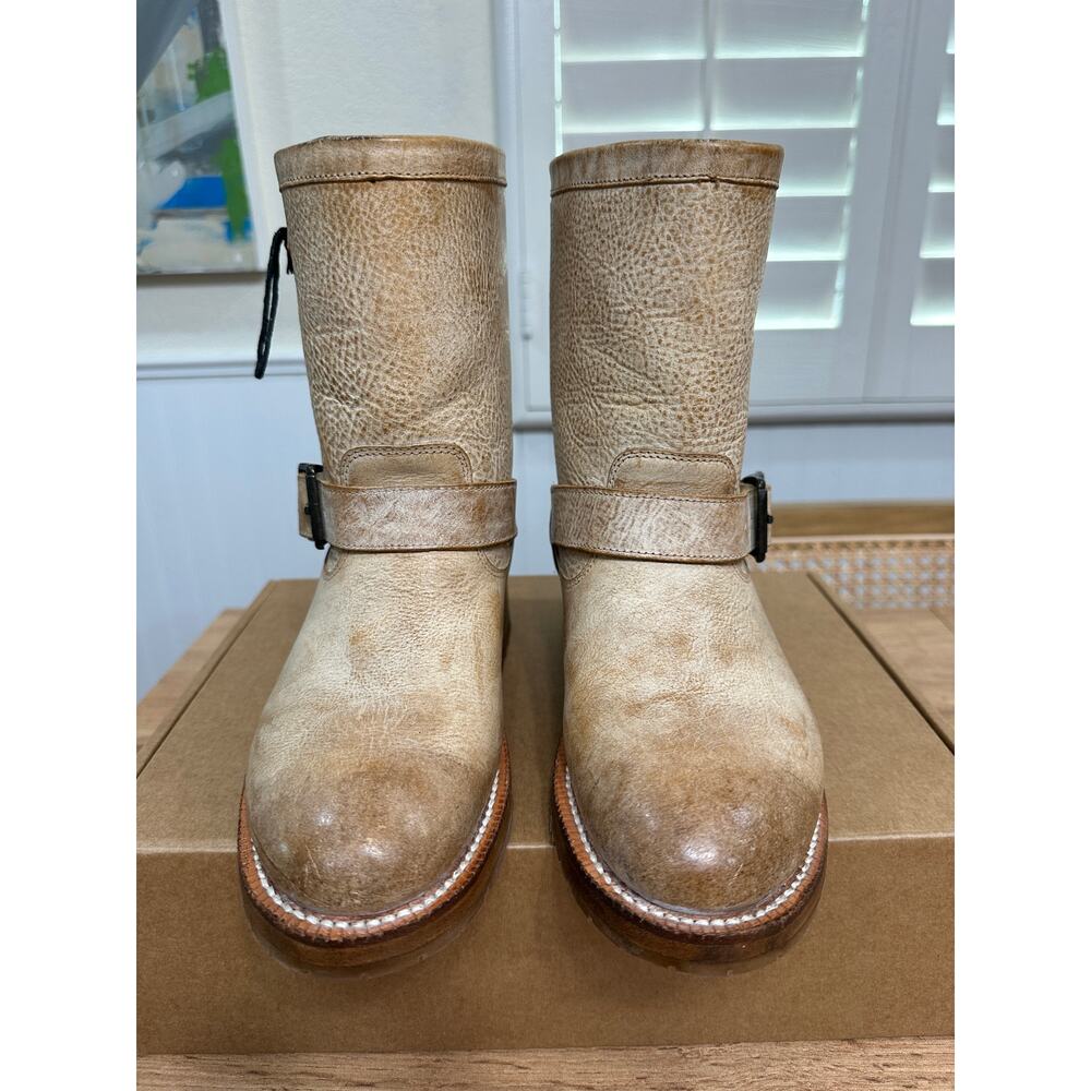 Cleo + Wolf Women's Blaine Fashion Booties Round Toe Tan Leather Size 7.5 NWOB - Picture 5 of 16